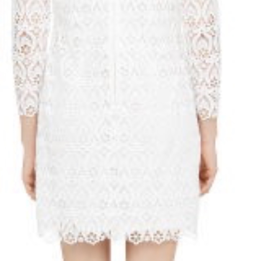 Club Monaco Women's‎ Long Sleeve White Fitted Sheath Dress, Size 0 - Picture 10 of 10